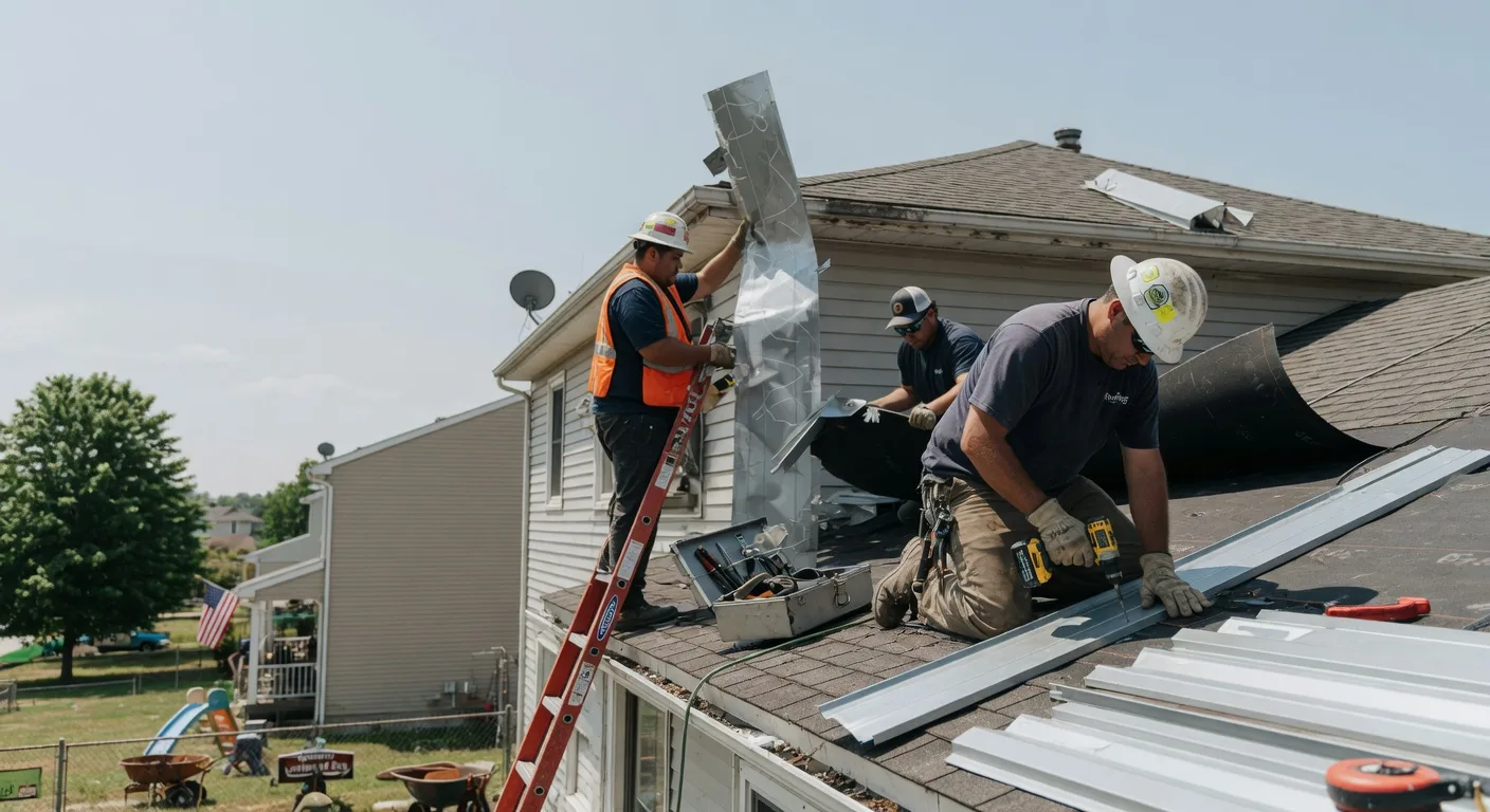 Storm Damage Metal Roof Repair in Caryville, TN